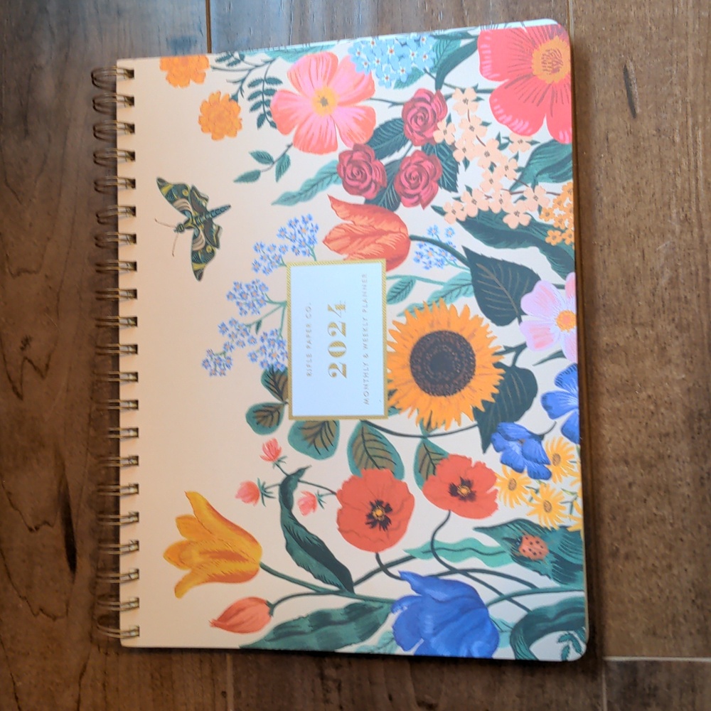 5/$18 Brand New Rifle Paper Co. 2024 Monthly and Weekly Planner
